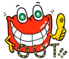 Lips monster sticker #12305079