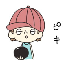 a cute blank face 2 sticker #12305148