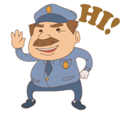 Fatty Police sticker #12305542