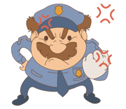 Fatty Police sticker #12305544