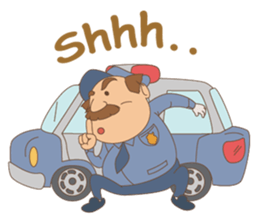 Fatty Police sticker #12305560