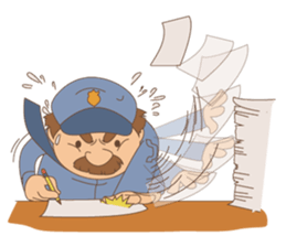 Fatty Police sticker #12305570