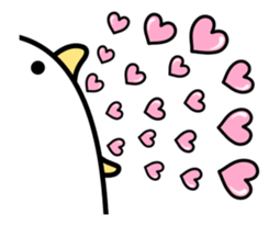 Noisy chicken move sticker #12305749