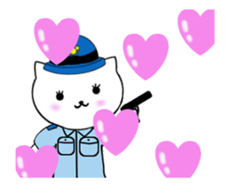 cat police 2 sticker #12306207
