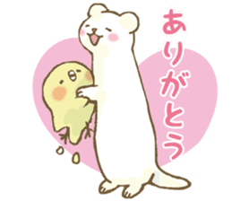 BELLE the WEASEL & Melted Bird MOLT sticker #12306368