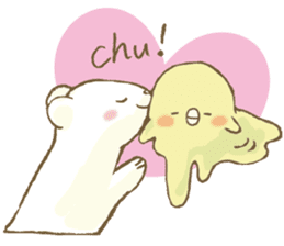 BELLE the WEASEL & Melted Bird MOLT sticker #12306377