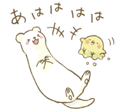 BELLE the WEASEL & Melted Bird MOLT sticker #12306381