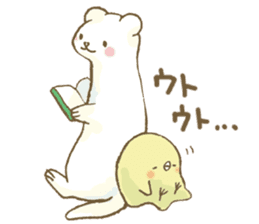 BELLE the WEASEL & Melted Bird MOLT sticker #12306402