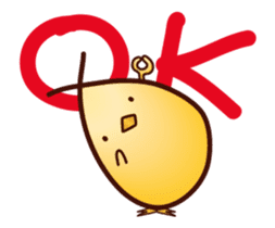 Animated Chicken Piyo and jolly pals sticker #12306720