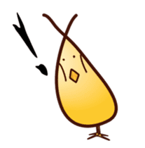 Animated Chicken Piyo and jolly pals sticker #12306725