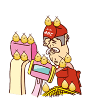 Animated Chicken Piyo and jolly pals sticker #12306736