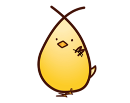 Animated Chicken Piyo and jolly pals sticker #12306739