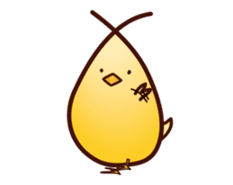 Animated Chicken Piyo and jolly pals sticker #12306739