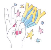 Handwritten handsign animation sticker #12306961