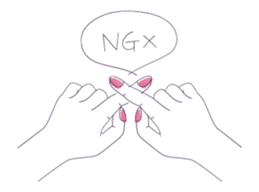 Handwritten handsign animation sticker #12306963