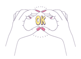 Handwritten handsign animation sticker #12306965