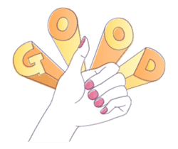 Handwritten handsign animation sticker #12306966