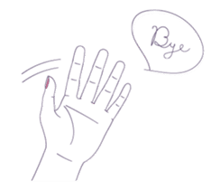 Handwritten handsign animation sticker #12306968