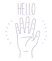 Handwritten handsign animation sticker #12306969