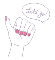 Handwritten handsign animation sticker #12306971