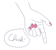 Handwritten handsign animation sticker #12306972