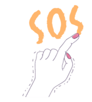 Handwritten handsign animation sticker #12306975