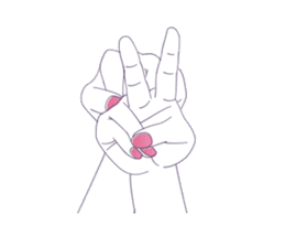 Handwritten handsign animation sticker #12306979