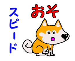 Shiba inu MOMO chan the third as well 4 sticker #12307192