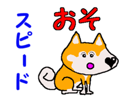 Shiba inu MOMO chan the third as well 4 sticker #12307192
