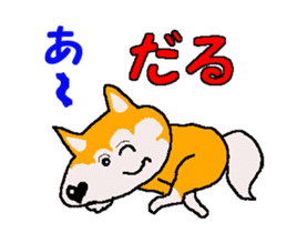 Shiba inu MOMO chan the third as well 4 sticker #12307195