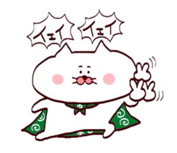 Furoshiki nyanko Matsukichi 11 sticker #12307856