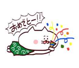 Furoshiki nyanko Matsukichi 11 sticker #12307888