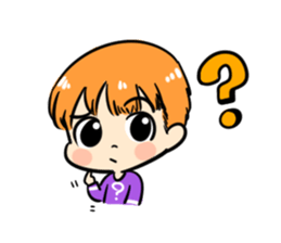 the orange boy sticker #12308149