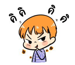 the orange boy sticker #12308172