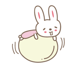 Cute rabbit sticker -usagichan- sticker #12308321