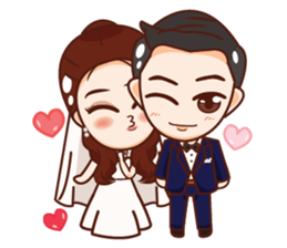 Por & Pan Wedding sticker #12308577