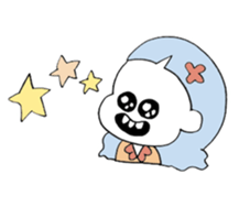 a girl with pets01 sticker #12309361