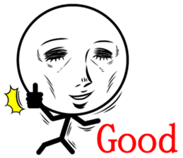 Cool man of words 2nd sticker #12310048