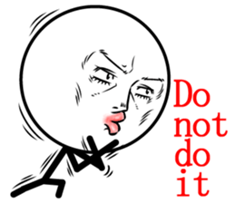 Cool man of words 2nd sticker #12310049