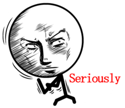 Cool man of words 2nd sticker #12310055