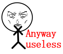 Cool man of words 2nd sticker #12310073