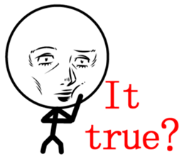 Cool man of words 2nd sticker #12310079