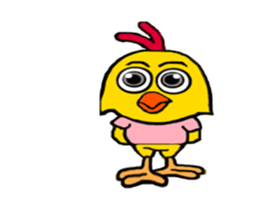 Baby G-chicken sticker #12310246
