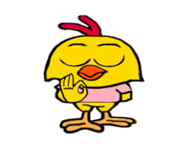 Baby G-chicken sticker #12310249