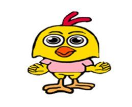 Baby G-chicken sticker #12310252