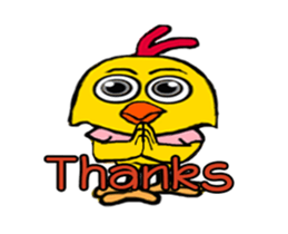 Baby G-chicken sticker #12310254