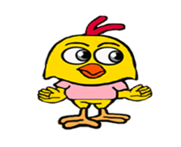 Baby G-chicken sticker #12310258