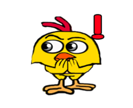 Baby G-chicken sticker #12310267