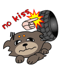 Jummy and Bobby protection of animals sticker #12310338