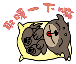 Jummy and Bobby protection of animals sticker #12310345